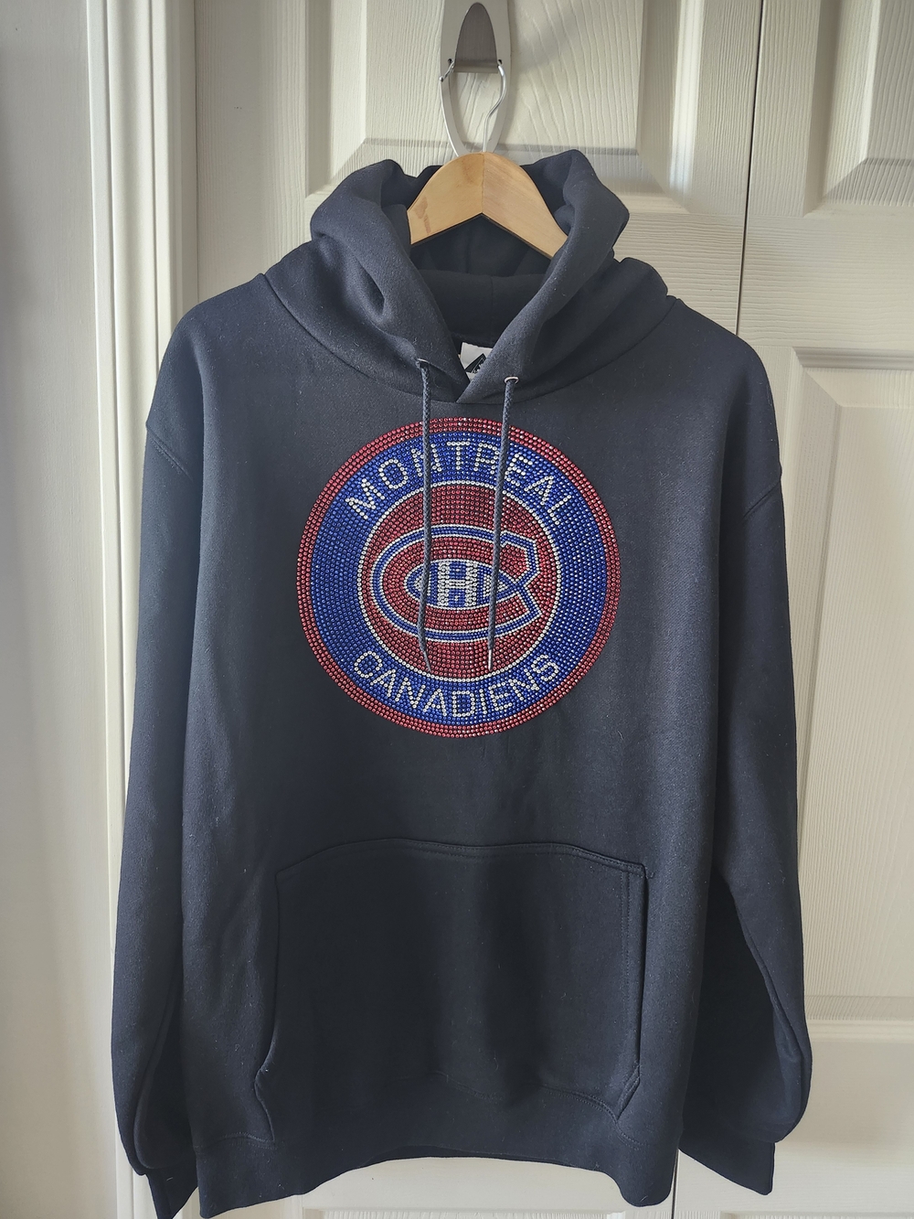 Rhinestone Logo Hoodie